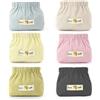 Jsleid 6 Pezzi Cord Trousse Cosmetici da Donna, Borsa Portamonete Portatile Elastico, Trousse da Viaggio Mini, Borsa da Toilette In Velluto a Coste, Adatto per cosmetici, prodotti per la cura della pelle