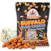 Poppamies Buffalo Blue Cheese Chili Peanuts - Snack leggermente piccante con alette di pollo Buffalo dal sapore aspro e ricco di formaggio blu - 150 g