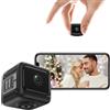 XNJ Mini fotocamera, 4K HD WiFi, telecamera di sorveglianza interna per trasmissione diretta