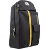 CRESSI dal 1946 - Leon Backpack - Zaino Unisex con Tasca per Maschere/Occhialini/Snorkel, Pratico e Funzionale da un'Immersione Improvvisata a Una Sessione Veloce in Palestra o Studio, Nero/Giallo 22L