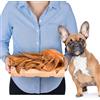 Lovely DOG Mezze orecchie di maiale per cani, 10 pezzi (200 g), naturali