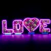 BrickBling Kit di illuminazione LED decorativo, compatibile con il modello di costruzione LEGO 40867 Lettere Love (non incluso)