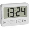 TFA Dostmann 60.2036 Mini orologio digitale con funzione sveglia, cronometro, timer, ideale per spostamenti, blocco tasti