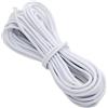 The Bead Shop - Filo elastico rotondo 1,5 mm 10 m bianco - Filo ad alta resistenza per la creazione di braccialetti, perline, cucito, maschere e artigianato - Marca britannica