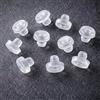 Byour3- Set 10 Gommini per Astine con Molla a Pressione - Accessori Bacchette Estensibili Senza forare Terminali Bastoni Tenda a Vetro Finestra (Gommini, Set 10 pezzi)