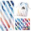 ALP & ACT Telo Mare XXL 200x90 cm - 100% microfibra riciclata - ULTRALEGGERO & asciugatura rapida - Asciugamano grande per vacanza, spiaggia e piscina - Telo bagno - multicolore
