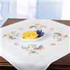 KAMACA Set da ricamo a punto croce, motivo: animali, prestampati, con filo da ricamo e istruzioni per ricamo fai da te per adulti (farfalle 80 x 80 cm)