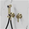 neoro FC set miscelatore in acciaio inox, con set doccetta bidet, BN0767FCBC#Set9, FC champagne spazzolato [Rubinetteria Bagno > Bidet / Set Doccetta WC]