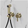neoro FC set miscelatore in acciaio inox, con set doccetta bidet, BN0767FCBC#Set8, FC champagne spazzolato [Rubinetteria Bagno > Bidet / Set Doccetta WC]