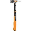 Fiskars Martello da carpentiere IsoCore XXL per piantare chiodi, Lunghezza: 41 cm, Peso: 1,02 kg, Nero/Arancione, 1020216