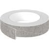 cyclingcolors 1x Bordo bordatura nastro per bordi in ABS senza colla 43 mm x 5 m spessore 0,80 mm pannello per mobili piano di lavoro laminato in legno, Marmo Candela grigio chiaro opaco