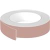 cyclingcolors 1x Bordo bordatura nastro per bordi in ABS senza colla 43 mm x 5 m spessore 0,80 mm pannello per mobili piano di lavoro laminato in legno, Rosa antico opaco