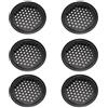 CHSEROK 6 Pezzi Griglia di Ventilazione in Acciaio Inossidabile Griglia di Ventilazione Guardaroba- 60 mm Griglia Areazione Rotonda può Essere Utilizzata Garage, Bagno, Camera Letto