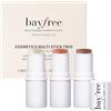 bayfree 3 PCS Makeup Cream Contour Stick Set, Illuminante Viso & Blush & Bronzer Stick, Effetto Naturale Opaco o Lucido, Lunga Durata, Multiuso per Ogni Tipo di Pelle