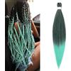 ShowJarlly Extension Per Treccine Africane 30 Pollici Capelli Per Treccine Africane 1 Pack Extension Treccine Africane Yaki Texture Treccine Africane Extensions Braiding Hair 1B/Mint#