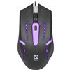 Defender Mouse Defender cablato flash MB-600L ottico led 1200dpi 4 tasti e 1 rotellina Nero [52600]