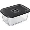 Küchenprofi EASYFRESH Contenitore sottovuoto L | Vetro infrangibile | Conservare gli alimenti con pompa a vuoto | Scatola sottovuoto con coperchio in plastica | ermetica e antigoccia | forno e