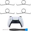 MMOBIEL 4 pz, molle per pulsanti di attivazione L2 R2 per controller PlayStation 5 PS5 DualSense CFI-ZCT1W Incl. (+) giravite