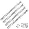 Denmay Bruciatori per barbecue Weber Genesis 300, 49,5 cm, per barbecue a gas Genesis E330 E320 E310 S310 S320 S330 con bottoni bruciatori anteriori, bruciatori in acciaio inox 304 sostituisce 62752