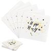 TAROME 40PCS Tovaglioli Happy New Year Capodanno Tovagliolo Tovaglioli da Cocktail per Decorazione Cena Pranzo Festa Cena a Casa Festa Serale Cocktail Antipasto(33cm*33cm)