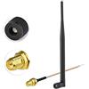 Eightwood Antenna 868MHz RP-SMA Maschio con Cavo Pigtail 15cm | Antenna IoT snodabile, per IoT modulo NFC RFID, domotica Homematic CCU3 CCU2, chip CC1101, gateway wireless, RG178