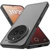 YESARMOR Cover Opaco Traslucido Rigida Sottile - per Nothing Phone (3a) Pro, Anti Ingiallimento, Assorbimento degli Urti, Ultra Sottile, Opaco traslucido, Nero