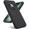 Oududianzi - Cover per Honor Magic 8 Lite 5G, Custodia Silicone Liquido, Interno in Microfibra Morbida, Protezione Antiurto Resistente - Nero