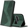 ZONNAVI Cover per Samsung Galaxy S10 Plus, Flip Custodia Pelle PU con [Slot Cart] [Supporto Stand] [Magnetica], Cover a Libro Portafoglio per Samsung Galaxy S10 Plus (Verde)