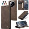 Sojlecyu Cover per Xiaomi Redmi Note 14 Pro 5G/ Note 14 Pro Plus 5G/ Poco X7 5G Custodia a Libro Portafoglio in Pelle PU Porta Carte Flip Case Supporto Protezione per Xiaomi Redmi Note 14 Pro 5G,Caffè