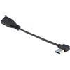 cablecc USB 3.0 Tipo-A Maschio a USB 3.0 Tipo-A Femmina Cavo di prolunga ad angolo sinistro