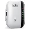 Swokely Ripetitore WiFi 300M Amplificatore di segnale Range Extender con connessione Ethernet, facile configurazione relè/AP 2 modalità di lavoro