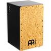 Meinl Percussion Pickup Woodcraft Cajon - Grande Drum Box con Pickup, Rullante e Basso - Superficie di Suono in Makah-Burl (PWC100MB)