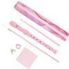 Czzmy Flauto dolce per bambini principianti soprano impugnatura tedesca, flauto a 8 fori per adulti (inchiostro rosa Splash)