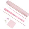 Czzmy Flauto dolce per bambini principianti soprano impugnatura tedesca, flauto a 8 fori per adulti (rosa)