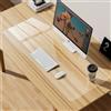 AiPsekocy Sottomano per Scrivania Trasparente, Antiscivolo Impermeabile Bordi rotondi Tappetino da scrittura, 60x30cm PVC Textured Tappetino, Anti-Scratch Protezione per Tavolo da Scrivania per Ufficio