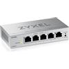 Zyxel Switch Ethernet 5 Ports | Switch Gigabit Web Managed | QoS, Link Aggregation, VLAN, IGMP Snooping | Senza ventola | Desktop [GS1200-5v3]