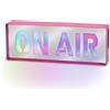 moses. Let's play - Scatola luminosa a LED On Air con luce a specchio e effetto neon, in confezione regalo