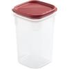 TATAY Contenitore Alimenti Top Flex 1 L Senza BPA Adatto alla Lavastoviglie | Contenitore Alimenti Cucina | Misure 10x10x16,5 cm | Chiusura Ermetica | Adatto al Microonde | Adatto al Freezer, Rosso