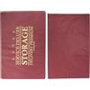 JE CHERCHE UNE IDEE - Scatola portaoggetti pieghevole, 38L, dimensioni: 60 x 40 x 16 cm, colore: Bordeaux