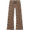 Juicy Couture Lisa Low Rise Pants-Sweathose Trainingshose für Sport Freizeit Fitness mit Tunnelzug aus Velour in Versch. Farben Pantaloni Casual, Botanical Brown AOP, XS Donna