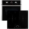 KKT KOLBE Cucina | 60cm Forno da incasso BO8805SS | 59cm Piano Cottura Induzione IH85904FZ | Griglia | Aria calda | Timer automatico | 2 volte Vetri per l'isolamento termico | Blocco bambini | SET8805IH594FZ