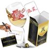 Aurìca Aurica Calice Vino Personalizzato GRAZIE PER ESSERE UN PEZZO IMPORTANTE DELLA MIA VITA - Bicchiere Piegato Per Dire Grazie Con Un Brindisi -Regalo San Valentino Originale Con Confezione Regalo Inclusa