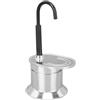 ACOLY Moka in Lega Di Alluminio Da 50 Ml Con Beccuccio Singolo, Mini Caffettiera Per Caffè Espresso Tipo Italiano Per Casa, Campeggio All'aperto