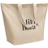 Shopper cotone 220 gr con soffietto 38x35 cm PURI personalizzate o neutre