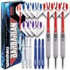 WINMAU Barbarian PRO 22 Grammi di tungsteno Professionale con voli e Alberi (Onde)