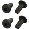 uxcell sourcingmap 4pz M5x12mm 10.9 presa esagonale Inverso filettatura sinistra a vite nero