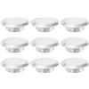 PATIKIL 0.8/21mm Foro Lavello Cucina, 9 Pcs Copri Foro Rubinetto Acciaio Inox Piastra Copri Foro Lavello Cucina Tappo Foro Metallo Plug Foro Lavello