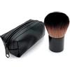 JZK Spazzola professionale per il viso morbido con custodia, spazzola per evidenziatore per fard, viaggio con pennello bronzer, pennello abbronzante per viso, pennello per arrossire per trucco guance