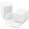 Vesaneae 400 Pezzi Salviette in Cotone per Unghie, Tamponi di Pulire Nail, Unghie Rimozione Pulizia Pads Senza Pelucchi, Ciglia Colla Rimozione Salviettine Pad per Unghie Gel Pulizia Nail Art (Bianco)
