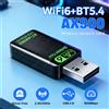 fenvi Adattatore USB WiFi 6 AX900 BT5.4 2in1, Dongle Dual Band 2.4G&5GHz, Ricevitore Wireless Senza Driver per PC/Laptop Windows 10/11